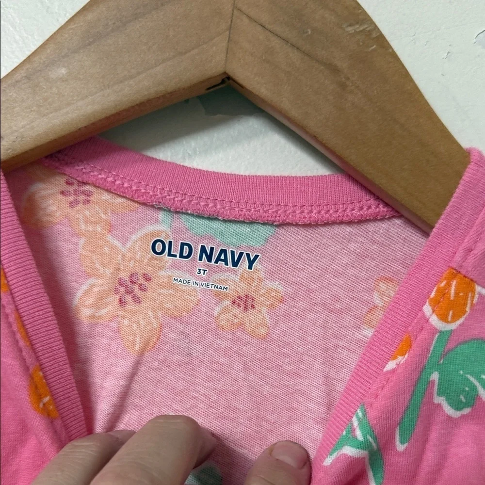 Old Navy Pink Floral Kids Dress